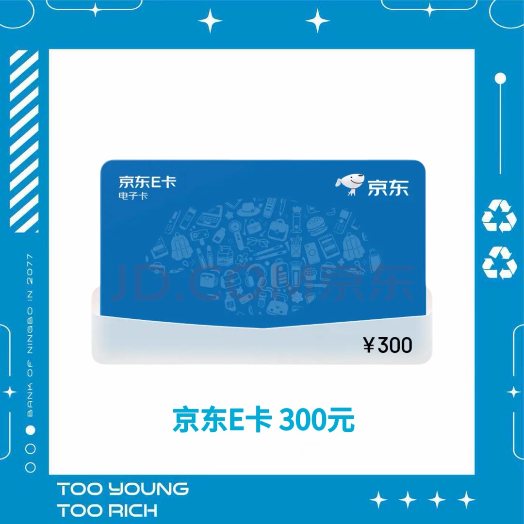 京东E卡300元 × 1份