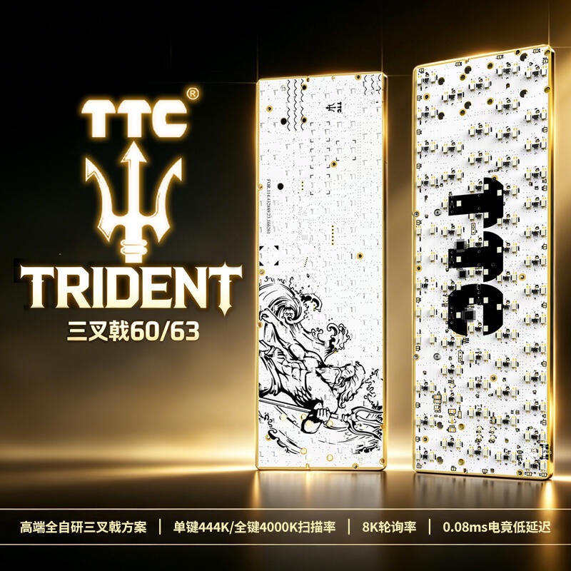 TTC三叉戟主题鼠标垫1份